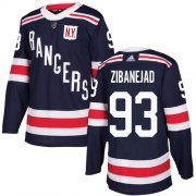 Wholesale Cheap Adidas Rangers #93 Mika Zibanejad Navy Blue Authentic 2018 Winter Classic Stitched Youth NHL Jersey