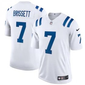 Wholesale Cheap Indianapolis Colts #7 Jacoby Brissett Men\'s Nike White 2020 Vapor Limited Jersey