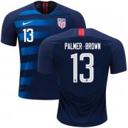 Wholesale Cheap USA #13 Palmer-Brown Away Kid Soccer Country Jersey