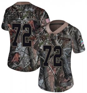 Wholesale Cheap Nike Bears #72 Charles Leno Jr Camo Women\'s Stitched NFL Limited Rush Realtree Jersey