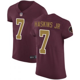 Wholesale Cheap Nike Redskins #7 Dwayne Haskins Jr Burgundy Red Alternate Men\'s Stitched NFL Vapor Untouchable Elite Jersey