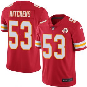 Wholesale Cheap Nike Chiefs #53 Anthony Hitchens Red Team Color Men\'s Stitched NFL Vapor Untouchable Limited Jersey