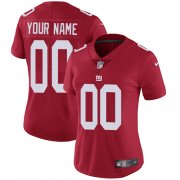 Wholesale Cheap Nike New York Giants Customized Red Alternate Stitched Vapor Untouchable Limited Women's NFL Jersey