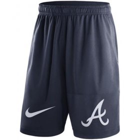 Wholesale Cheap Men\'s Atlanta Braves Nike Navy Dry Fly Shorts