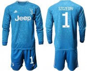Wholesale Cheap Juventus #1 Szczesny Third Long Sleeves Soccer Club Jersey