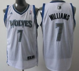 Wholesale Cheap Minnesota Timberwolves #7 Derrick Williams White Swingman Jersey