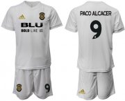 Wholesale Cheap Valencia #9 Paco Alcacer Home Soccer Club Jersey