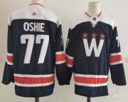 Wholesale Cheap Men's Washington Capitals #77 T.J. Oshie NEW Navy Blue Adidas Stitched NHL Jersey