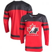 Cheap Men's Nike Red Hockey Canada - Team Replica Jersey