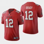 Wholesale Cheap Tampa Bay Buccaneers #12 Tom Brady Red Men's Nike 2020 Vapor Limited NFL Jersey