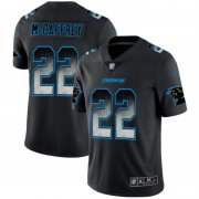Wholesale Cheap Nike Panthers #22 Christian McCaffrey Black Men's Stitched NFL Vapor Untouchable Limited Smoke Fashion Jersey