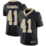 Wholesale Cheap Nike Saints #41 Alvin Kamara Black Team Color Men's Stitched NFL Vapor Untouchable Limited Jersey