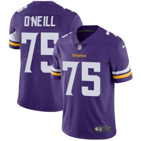 Wholesale Cheap Nike Vikings #75 Brian O\'Neill Purple Team Color Men\'s Stitched NFL Vapor Untouchable Limited Jersey