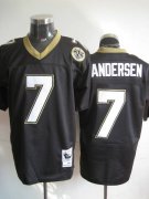 Wholesale Cheap Mitchell And Ness Saints #7 Morten Andersen Black Stitched Throwback NFL Jersey
