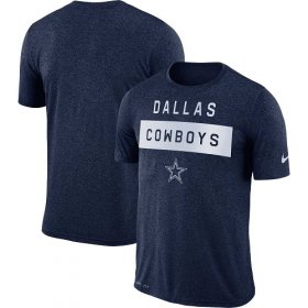 Wholesale Cheap Men\'s Dallas Cowboys Nike Navy Sideline Legend Lift Performance T-Shirt