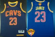 Wholesale Cheap Men's Cleveland Cavaliers #23 LeBron James 2016 The NBA Finals Patch Navy Blue Jersey