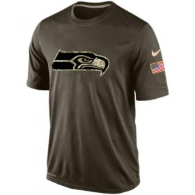 Wholesale Cheap Men\'s Seattle Seahawks Salute To Service Nike Dri-FIT T-Shirt
