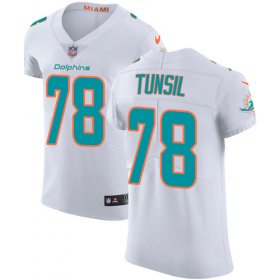 Wholesale Cheap Nike Dolphins #78 Laremy Tunsil White Men\'s Stitched NFL Vapor Untouchable Elite Jersey