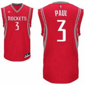 Wholesale Cheap Men\'s Houston Rockets #3 Chris Paul Red Stitched NBA Adidas Revolution 30 Swingman Jersey
