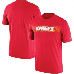 Wholesale Cheap Kansas City Chiefs Nike Sideline Seismic Legend Performance T-Shirt Red