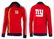 Wholesale Cheap NFL New York Giants Team Logo Jacket Red_2