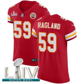 Wholesale Cheap Nike Chiefs #59 Reggie Ragland Red Super Bowl LIV 2020 Team Color Men\'s Stitched NFL Vapor Untouchable Elite Jersey