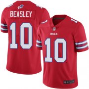 Wholesale Cheap Nike Bills #10 Cole Beasley Red Men's Stitched NFL Limited Rush Jersey