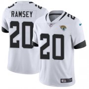 Wholesale Cheap Nike Jaguars #20 Jalen Ramsey White Men's Stitched NFL Vapor Untouchable Limited Jersey