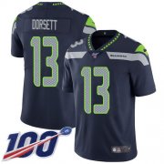 Wholesale Cheap Nike Seahawks #13 Phillip Dorsett Steel Blue Team Color Youth Stitched NFL 100th Season Vapor Untouchable Limited Jersey