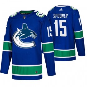 Wholesale Cheap Men\'s Vancouver Canucks #15 Ryan Spooner Adidas Blue 2019-20 Home Authentic NHL Jersey