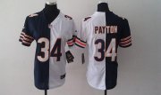 Wholesale Cheap Nike Bears #34 Walter Payton Navy Blue/White Women's Stitched NFL Elite Split Jersey