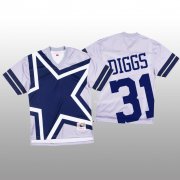 Wholesale Cheap NFL Dallas Cowboys #31 Trevon Diggs White Men's Mitchell & Nell Big Face Fashion Limited NFL Jersey