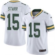 Wholesale Cheap Nike Packers #15 Bart Starr White Youth Stitched NFL Vapor Untouchable Limited Jersey