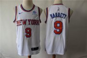 Wholesale Cheap Knicks 9 R.J. Barrett White City Edition Nike Swingman Jersey