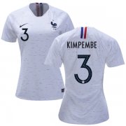 Wholesale Cheap Women's France #3 Kimpembe Away Soccer Country Jersey