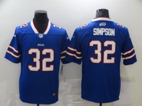 Wholesale Cheap Men\'s Buffalo Bills #32 O. J. Simpson Royal Blue 2020 Vapor Untouchable Stitched NFL Nike Limited Jersey