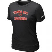 Wholesale Cheap Women's Nike Tampa Bay Buccaneers Heart & Soul NFL T-Shirt Black