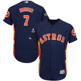 Wholesale Cheap Astros #7 Craig Biggio Navy Blue Flexbase Authentic Collection 2019 World Series Bound Stitched MLB Jersey