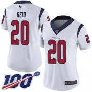 Wholesale Cheap Nike Texans #20 Justin Reid White Women's Stitched NFL 100th Season Vapor Limited Jersey