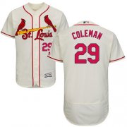 Wholesale Cheap Cardinals #29 Vince Coleman Cream Flexbase Authentic Collection Stitched MLB Jersey