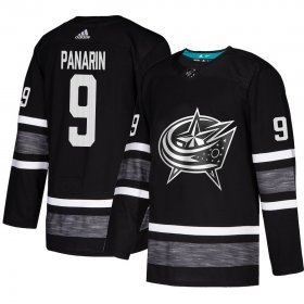 Wholesale Cheap Adidas Blue Jackets #9 Artemi Panarin Black 2019 All-Star Game Parley Authentic Stitched NHL Jersey