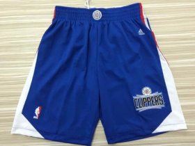 Wholesale Cheap Men\'s Los Angeles Clippers 2015-16 Blue Short