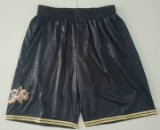 Wholesale Cheap Men's Philadelphia 76ers Black 2000-01 Hardwood Classics Soul Swingman Throwback Shorts