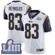 Wholesale Cheap Nike Rams #83 Josh Reynolds White Super Bowl LIII Bound Men's Stitched NFL Vapor Untouchable Limited Jersey