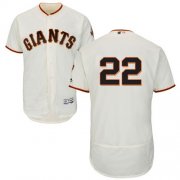 Wholesale Cheap Giants #22 Will Clark Cream Flexbase Authentic Collection Stitched MLB Jersey