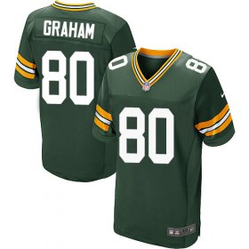 Wholesale Cheap Nike Packers #80 Jimmy Graham Green Team Color Men\'s Stitched NFL Elite Jersey