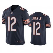 Wholesale Cheap Men's Chicago Bears #12 Velus Jones Jr. Navy Vapor untouchable Limited Stitched Jersey