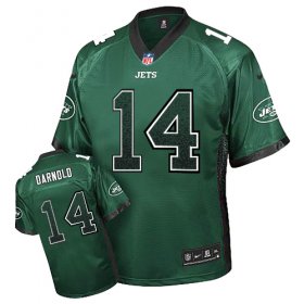 Wholesale Cheap Nike Jets #14 Sam Darnold Green Team Color Men\'s Stitched NFL Elite Drift Fashion Jersey