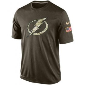 Wholesale Cheap Men\'s Tampa Bay Lightning Salute To Service Nike Dri-FIT T-Shirt