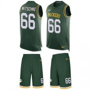 Wholesale Cheap Nike Packers #66 Ray Nitschke Green Team Color Men's Stitched NFL Limited Tank Top Suit Jersey